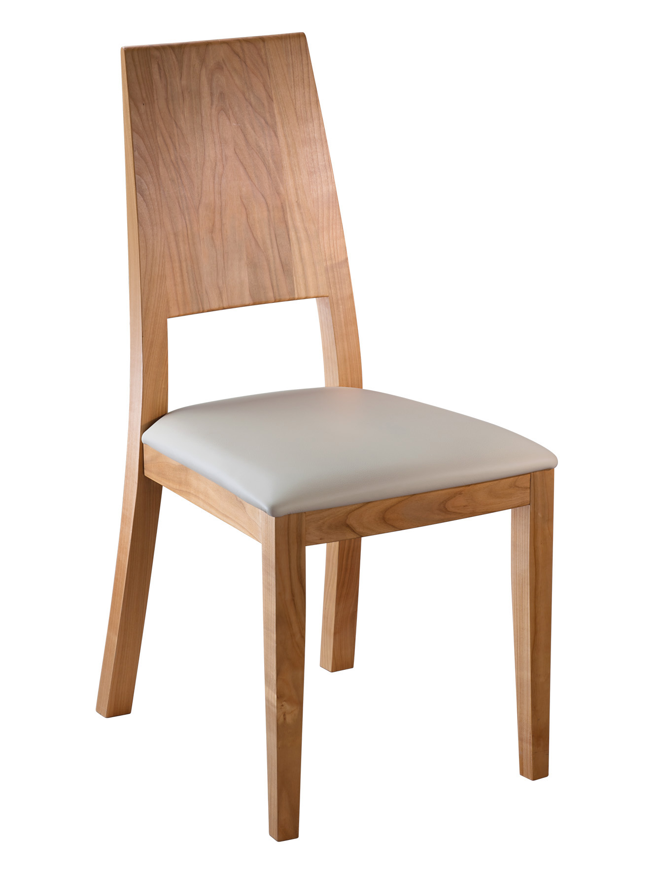CLASSIC Stuhl mit Polstersitz und hohem Rücken