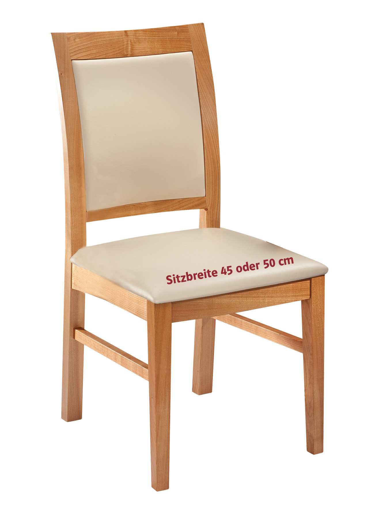 CLASSIC Stuhl mit Polstersitz und hohem Polsterrücken