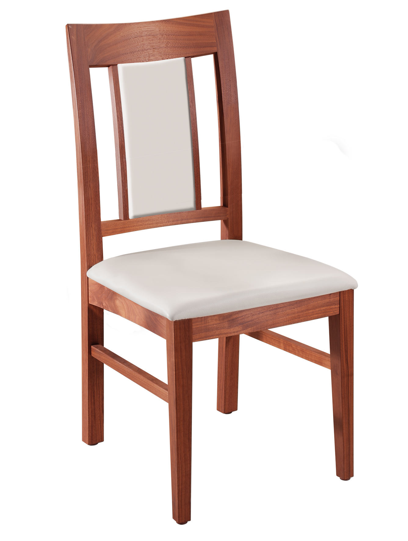 CARESSE Stuhl mit Polstersitz und hohem Polsterteil im Rücken